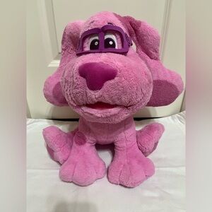 Nickelodeon Magenta Plush Dogs 15" Pink Plush Dog Toy